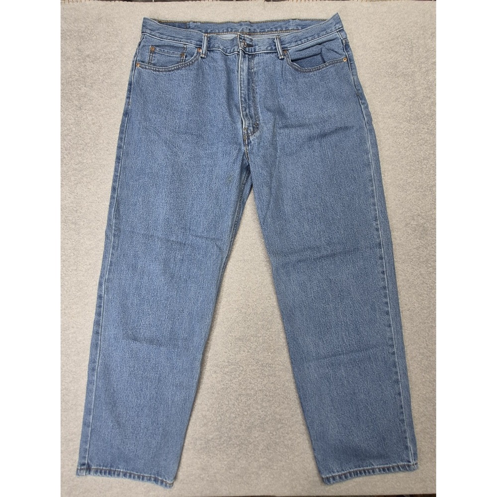 Levis 550 Jeans Mens 42x32 Blue Relaxed Fit Tapered Leg Classic Denim Baggy Y2K